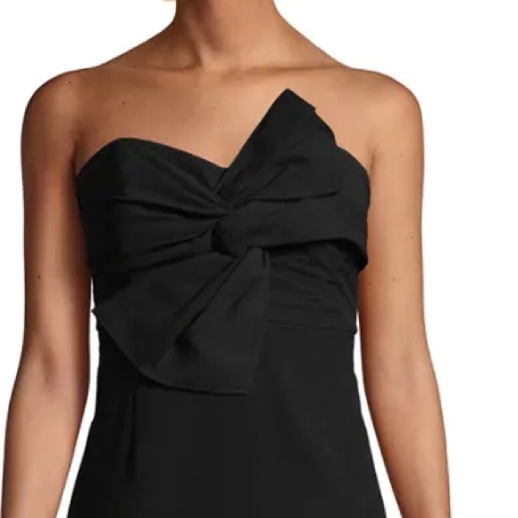 Club Monaco Klayton Knot-Front Strapless Cocktail Dress like new size 4 - Picture 2 of 13